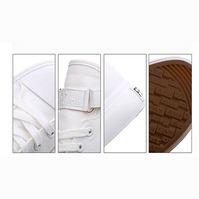 Customized Printed High Top Canvas Shoes Korean Version Of Student Fashion Casual Shoes , Couple Printed Canvas Shoes