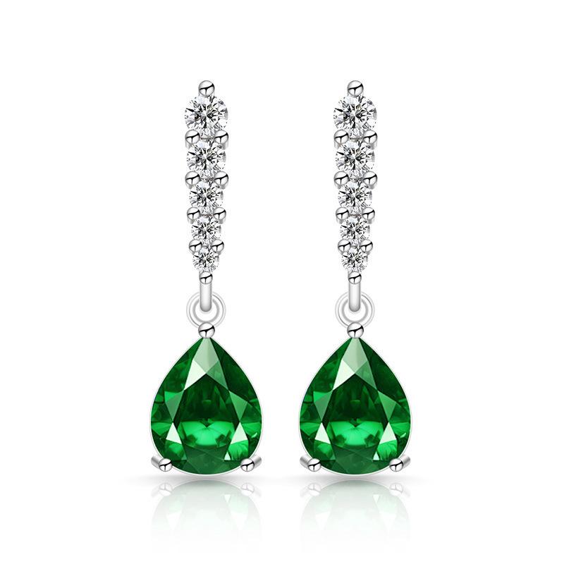 2026 European and American Luxury Water Drop Fashion Classic Women s Micro-inlaid Shining Water Drop AAA Zircon Beautiful Earrings Women