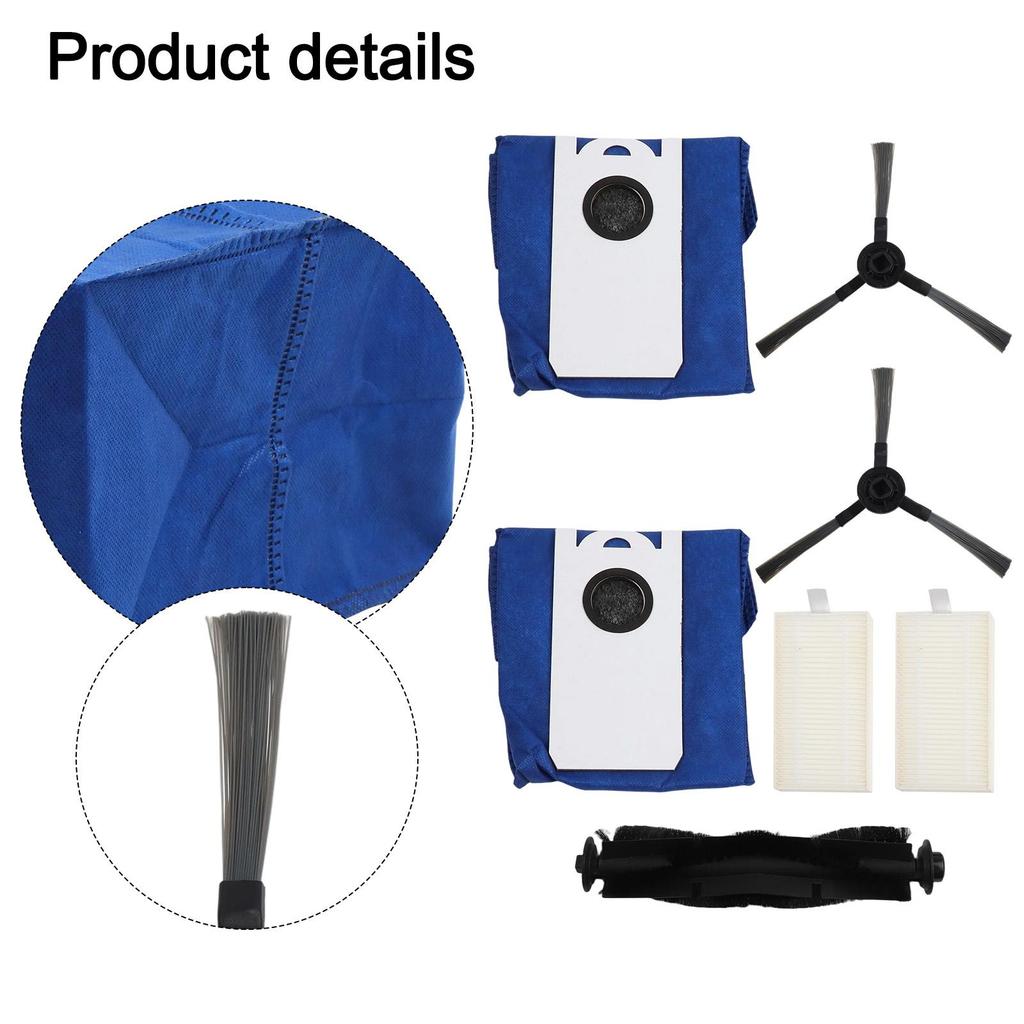 For BObsweep For Dustin Robot Vacuum Cleaner Parts Brush Filter Dust Bag Kit New