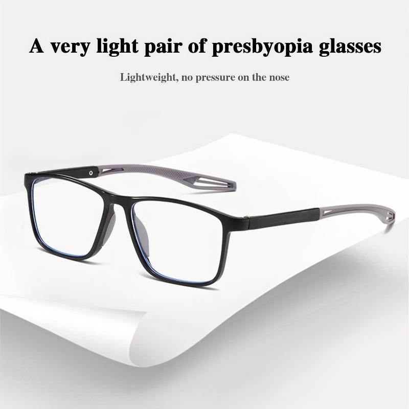 3 Pairs of New Sports Presbyopia Glasses Fashionable and Simple Presbyopia Glasses Middle-aged and Elderly Men's and Women's