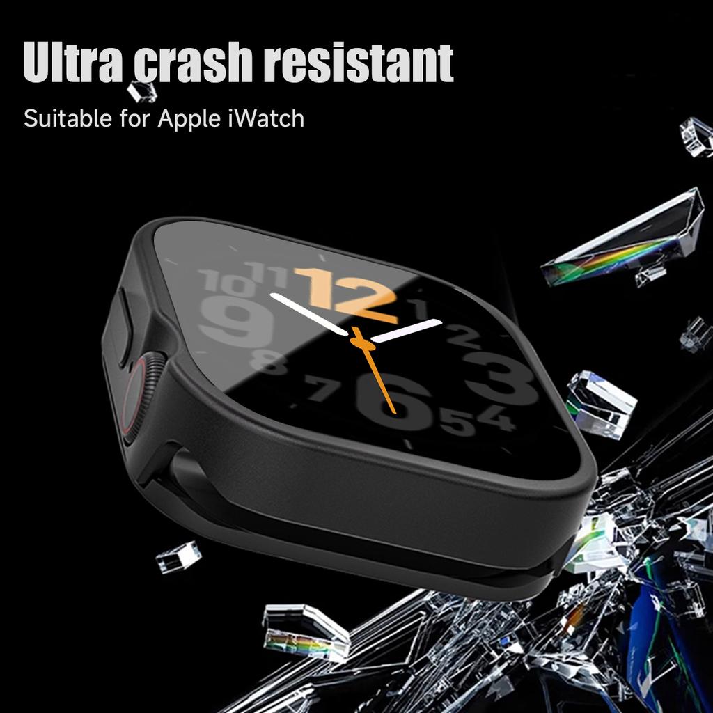 Aolly Case for Apple Watch S11/10 42mm 44 45 46 49mm Full Cover Bumper Shell for Iwatch Series 11 10 9 8 7 6 Screen Protector