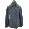 MAX&Co./100% Cotton Short Pea Coat/42/Women’s M/Navy/Center Vent/Simple Design