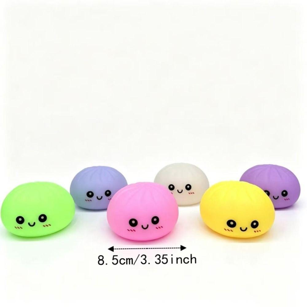 Electronic Dumpling Squishes Food Ornament Glowing Dumplings LED Bun Night Light Children Gift