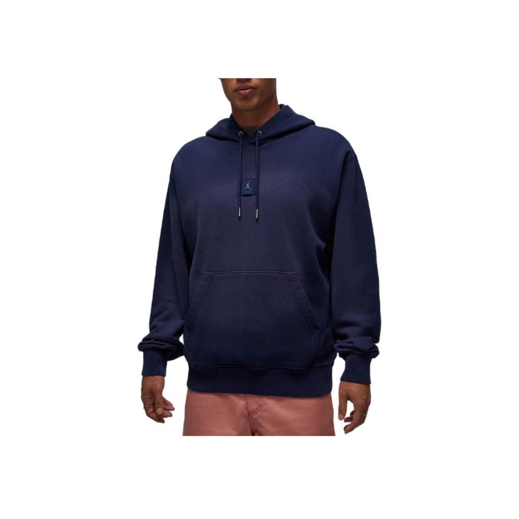 Jordan Loose Fit Hooded Long Sleeve Sweatshirt Men tops Midnight-Navy FV7249-410