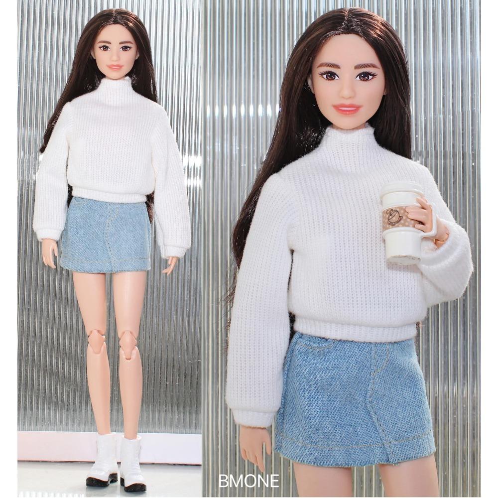 Fashion clothes set / 30cm doll clothing top short skirt pant dress outfit for 1/6 Xinyi FR ST blyth OB BB Doll / dollhouse toy