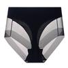 High Waist Ice Silk Mesh Patchwork Breathable Soft Tummy Control Hip Lifting Slim Shapewear Briefs