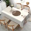 Modern Simple Geometric Pattern Rectangle Tablecloth for Table Decor Reusable Kitchen Dining Table Cloth Holiday Party Decor