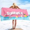 Summer Letter Printing Adult Oversized Quick Dry Beach Towel Women Sand Free Summer Beach Towel Men Microfiber Pool Towels
