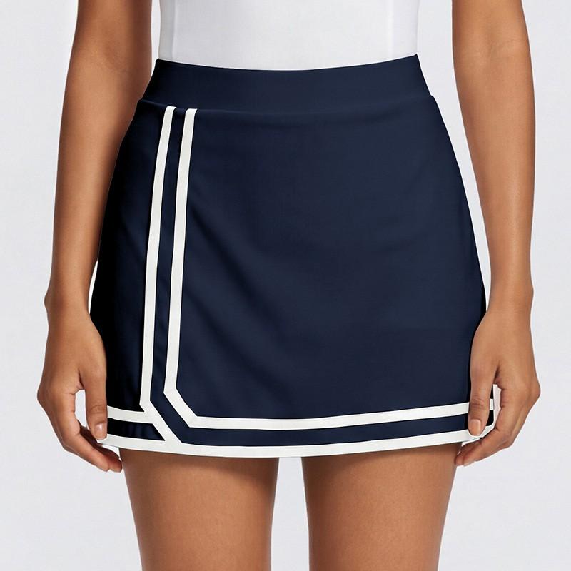 Womens Breathable Athletic Skort With Built-in Shorts Yoga Running Tennis Fitness Wear