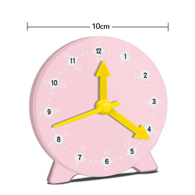 Children Montessori Clock Educational Toys Hour Minute Second Cognition Colorful Clocks Toys Kids Early Preschool Teaching Aids