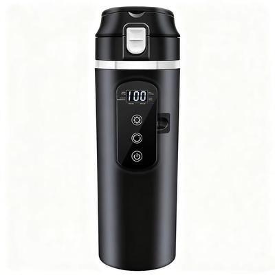 Car Electric Kettle 12V/24V Universal Vehicle-Mounted Heating Cup with 304 Stainless Steel