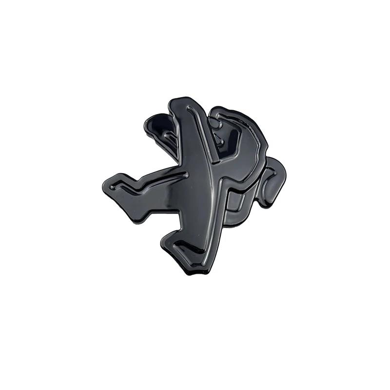 3.2x3.35cm Plastic Car Steering Wheel Center Overlay Sticker for Peugeot 308 307 408 208 508 3008 2008 5008 Emblem Accessories