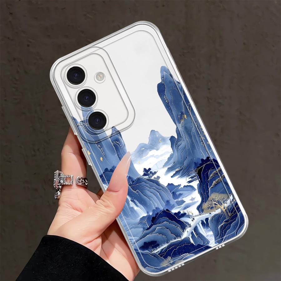 Case for Samsung Galaxy A57 A52 A52 A17 A54 A15 A26 A24 A36 A37 A56 A25 A51 A14 A16 A34 A35 A55 Phone Cover A33 A50 Mountain Art