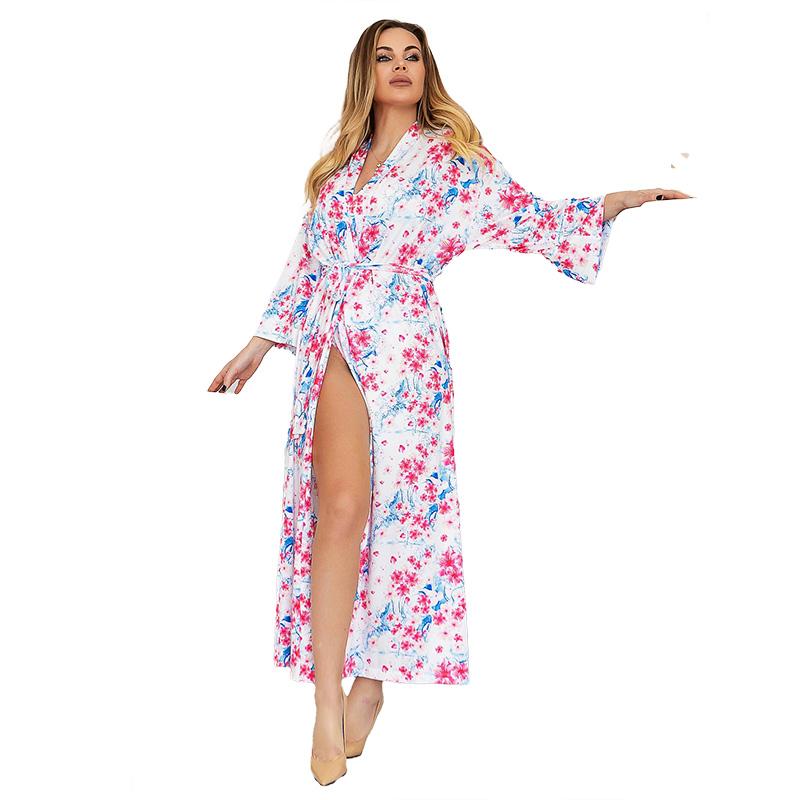 

Довгий халат XA2-Q135 TotalFit XS/S Біло-рожево-блакитний (06399940) XL/XXL