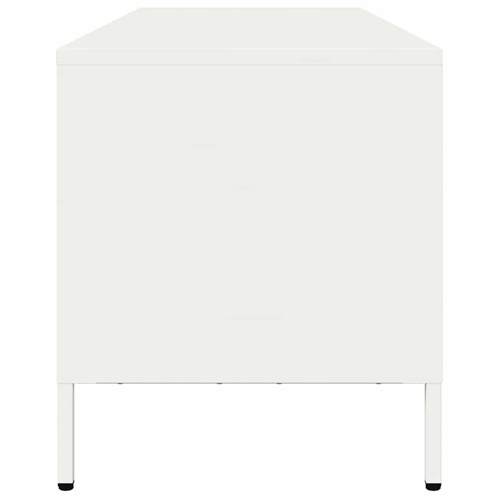 TV Stand White 135 x 39 x 43.5 cm Cold Rolled Steel