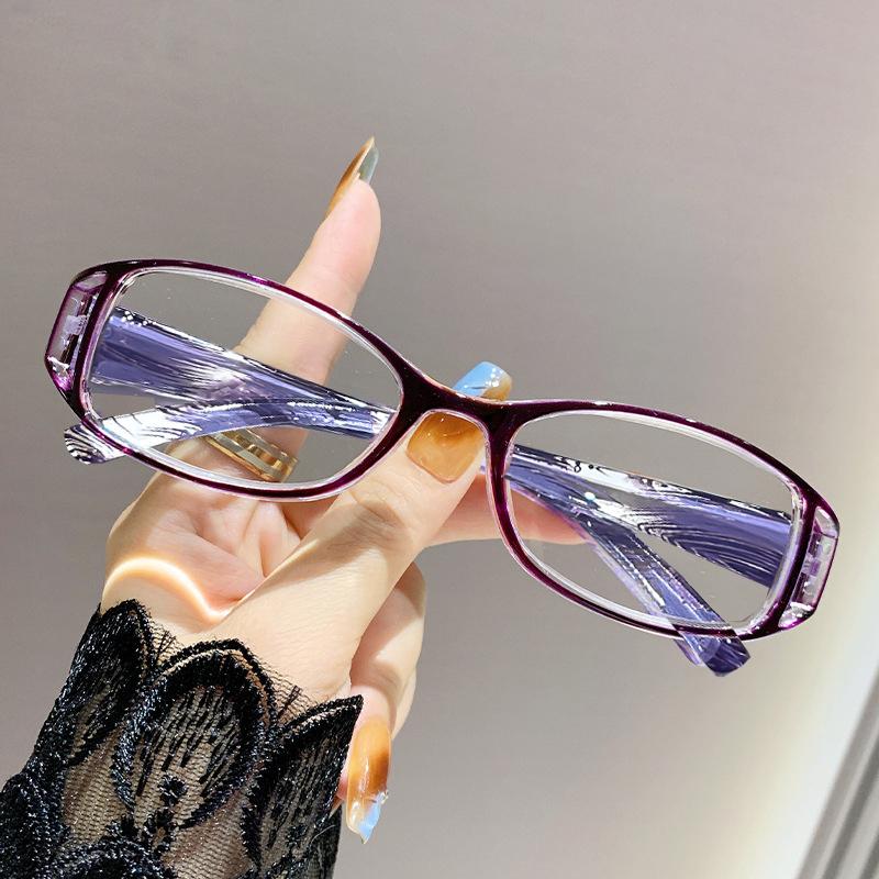 

Элегантные женские очки для чтения Сверхлегкие ПК Анти-синий свет Маленькая квадратная оправа Очки для пресбиопии С+1.0+1.5+2.0+2.5...+4.0 +2.0