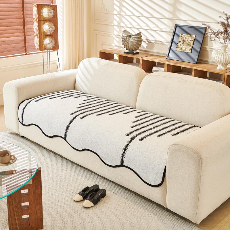 Special-Shaped Sofa Cushion Light Luxury  New Seat Cushion Universal Non-Slip Fixed Cover Cloth In All Seasons