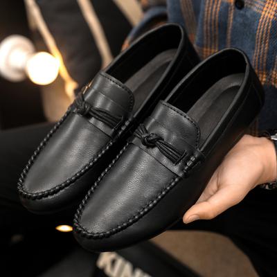 Frühlingsgesellschaft Mann Freizeitschuhe trendige Schuhe Doudou Schuhe Herren Faulenzer Schuhe bedecken Füße ein Pedal Herrenschuhe Außenhandel Übergröße