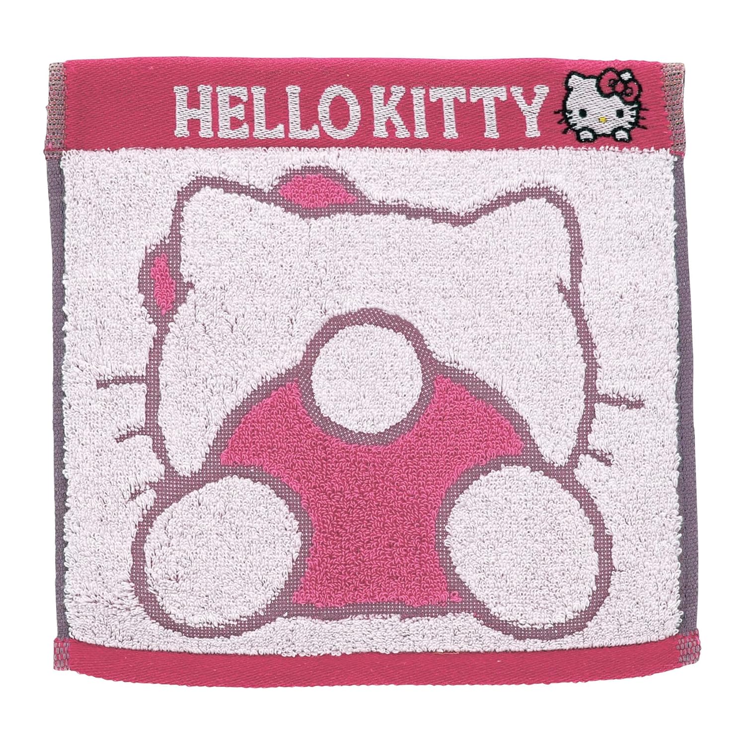 Marushin Handkerchief Sanrio Hello Kitty Pretty Hip Organic Cotton Antibacterial Deodorization Processing Non-Twisted Yarn