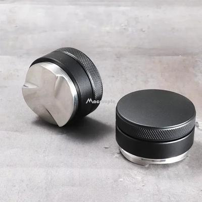 Kaffefördelare Espressofördelningsverktyg/utjämnare 3 vinklade lutningar Justerbar handflatans sabotage Passar 51/53/58 mm portafilter