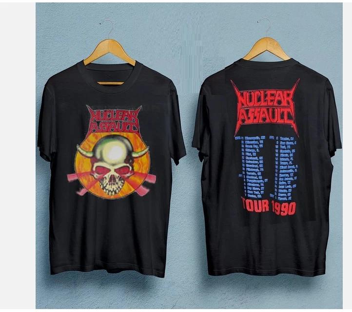 Nuclear Assault band 2 sides Tshirt black All sizes S to 5Xl S