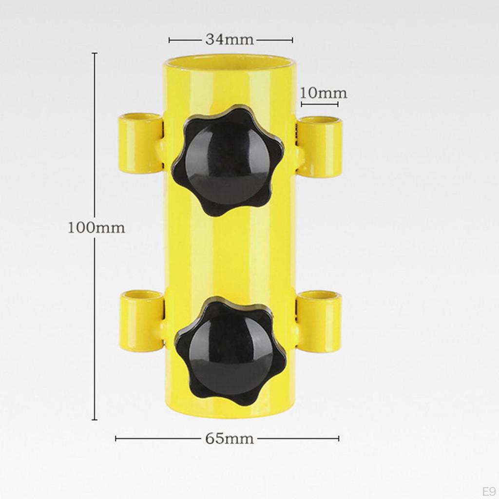 Awning Rod Holder Fixing Tube Building Support Reinforced Bracket Tarp Poles Fixator for Outdoor
