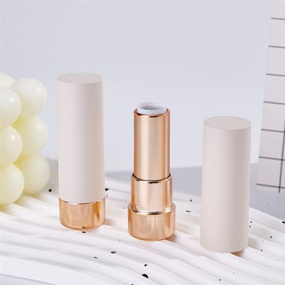 1Pcs Lippenstift Leere Tube Matt Runde Kosmetische Verpackung Material Nachfüllbare Flaschen Lip Gloss Container
