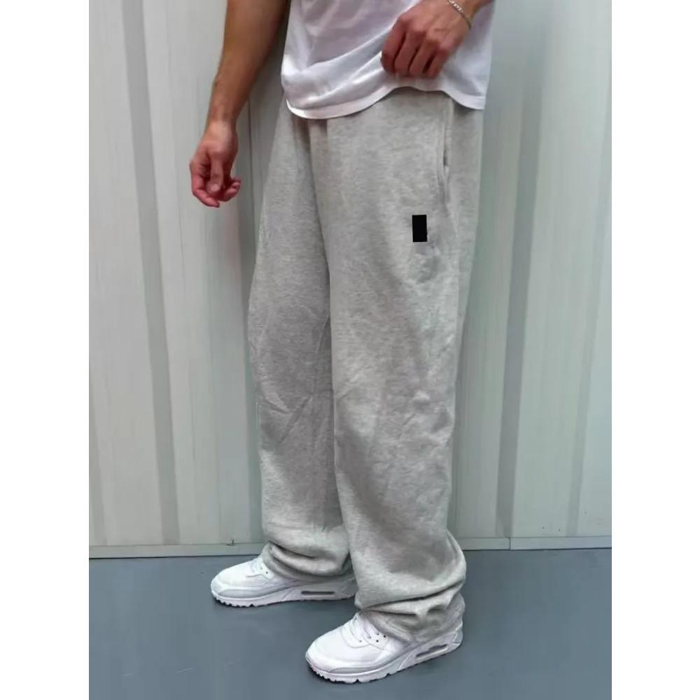 Locker geschnittene Sporthose mit Reißverschluss am Bund, einfarbig, modische Hose für Damen und Herren, Hip-Hop-Sporthose für Herren