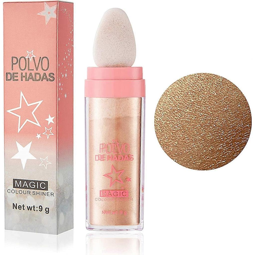 Body Glitter Powder, Highlighter Makeup Powder, Shimmer Sparkle Powder Makeup Highlighter less