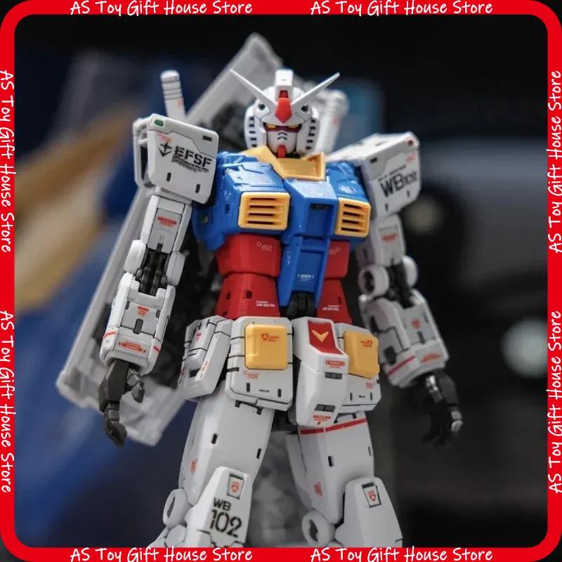 1100 Assembly Panda Rg Rx-78-2 2.0 Enlarged Version Model Kit Action Figure Puzzle Toy Collectible Desktop Ornament Gift