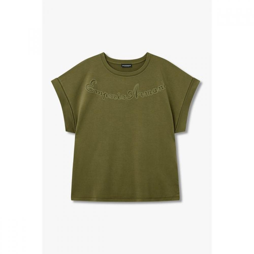 Emporio Armani Women Mesh Logo Beachwear T shirT 0826134551 S(90)