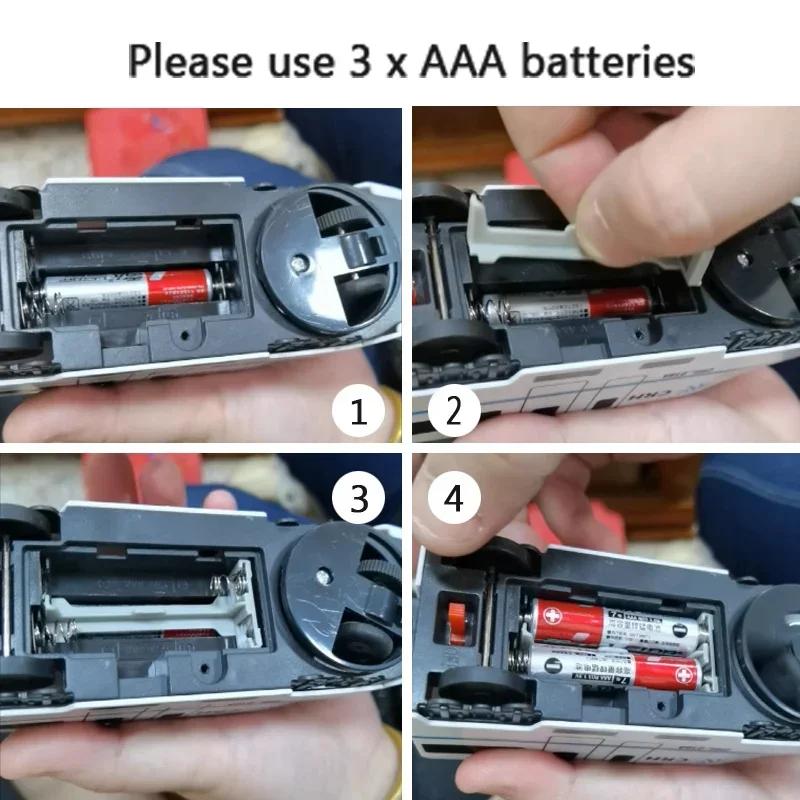 DIY Simulation Train Electric Car - Kids Sound & Light Model Toy, Ideal Birthday Gift for Boys Girls