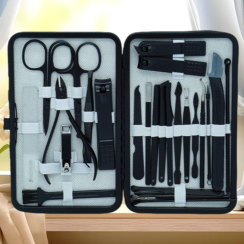 Stainless Steel Eagle Beak Pliers 28-Piece Ingrown Nail Pedicure Set