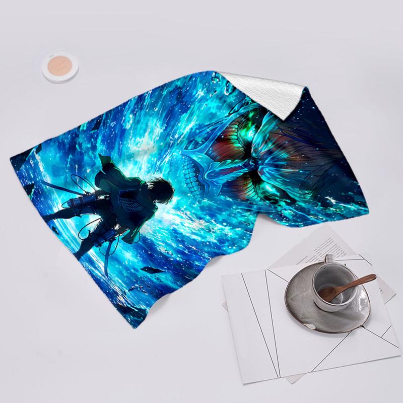 Beach Towel with Attack on Titan3 Pattern - soft,absorbent,machine washable Lightweight&Modern,swimming,Travel Essentials