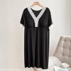 Lace Home Dress with Chest Pads, Women's Lazy Style Summer Nightgown, Sexy Loose Fit, Outdoor Wearable, Girly Flair
