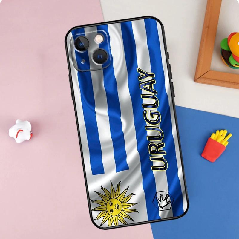 Applicable To Apple Iphone13Promax Mobile Phone Case Uruguay Flag Mobile Phone Case, Painted And Anti-Drop Huawei