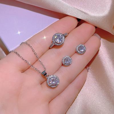 Niche Design Sense Simple Temperament Necklace Collarbone Chain High Sense Cold Wind Women'S Jewelry Set