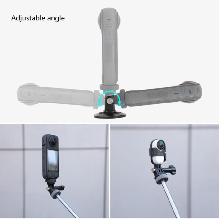 1/4 Adapter Tripod Adapter For Action 5/4/3 Pocket 3 Action Camera Adjustable Angle Base Adapter Camera Accessories