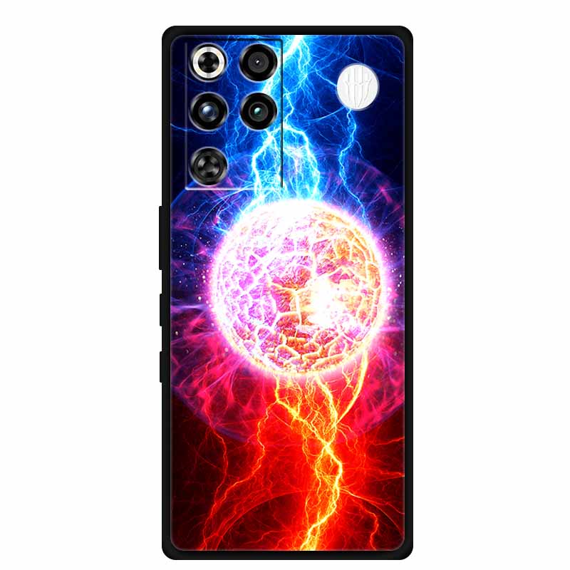 Phone Case For ZTE Nubia RedMagic 11 Pro 5G Back Cover Case Black Silicone TPU Soft Coque For Nubia RedMagic 11Pro Funda Capas