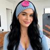 Wide Knitted Headband Elastic Wide Hair Wrap Trendy Elastic Hair Band  Party Look