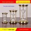 Set of 3 Modern Metal Hourglass Timers (30/60 Min) - Creative Ornaments for Home, Perfect for Birthdays, Weddings, or Graduations.