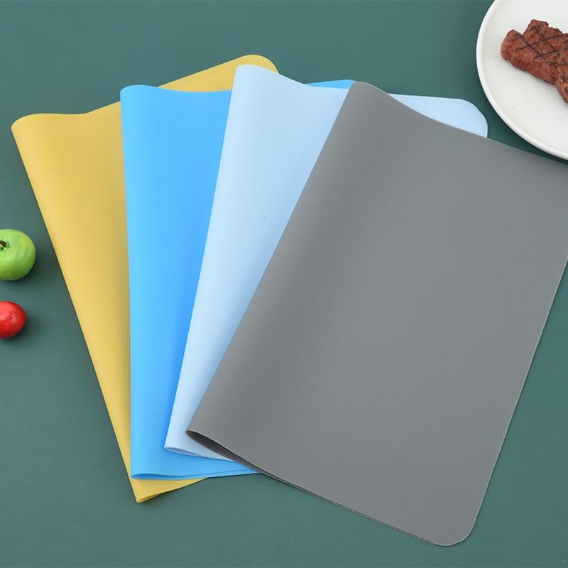 New Silicone Waterproof Placemat Table Mat Molandi Color Pads Heat Insulation Anti-skidding Washable Durable For Kitchen Dining