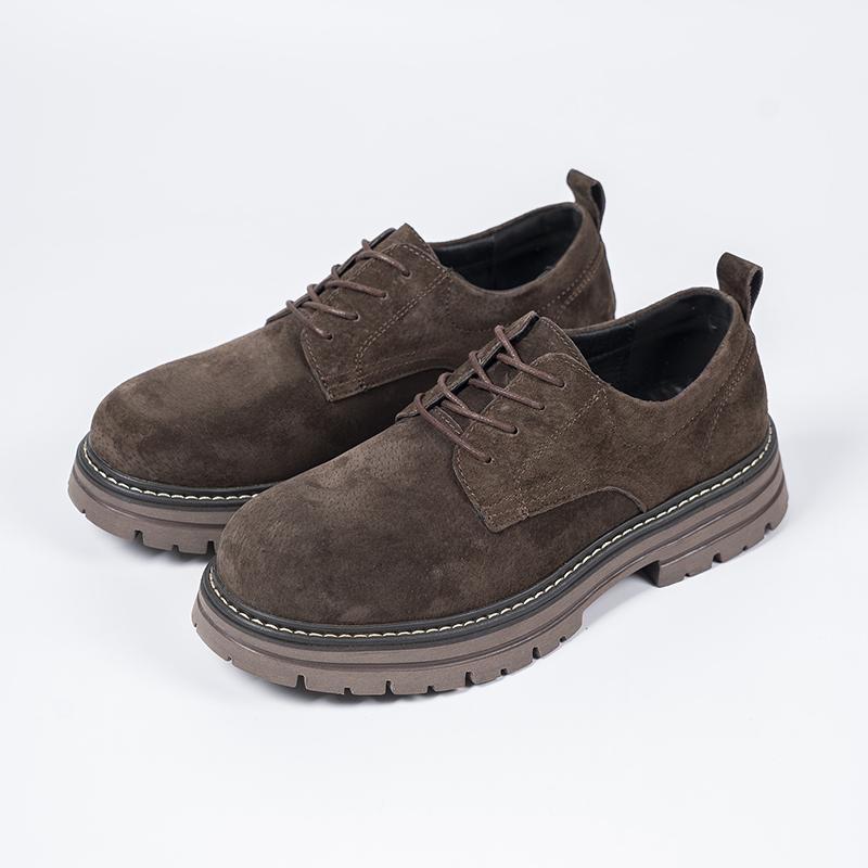 Fashion High luxury men's thick soled shoes Retro elegant style Office and leisure party Outdoor trendy youth shoes Versatile for daily