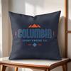 CColumbiaS Outdoor Brand Cushion Cover Natural Linen Organic Fabric DoubleSided Printing Couch Pillow Covers Home Decor