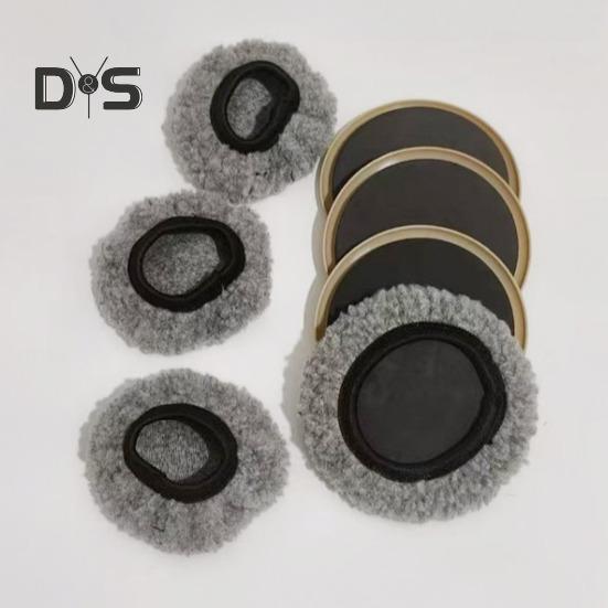 4Pcs Round Furniture Slider Carpet Hardwood Floor Furniture Mover Reusable Heavy Duty Furniture Sofa Bed Table Desk Floor Protector Moving Pad