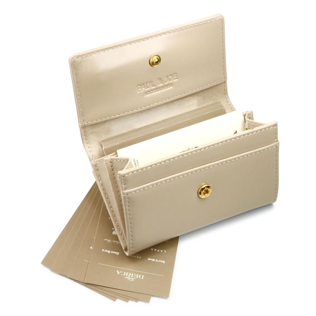 Paul Joe Genuine Leather Business Card Special Exclusive To Our Small Cat Face Metal Perfect for Celebrating New Greige & Accessories Case, Order,