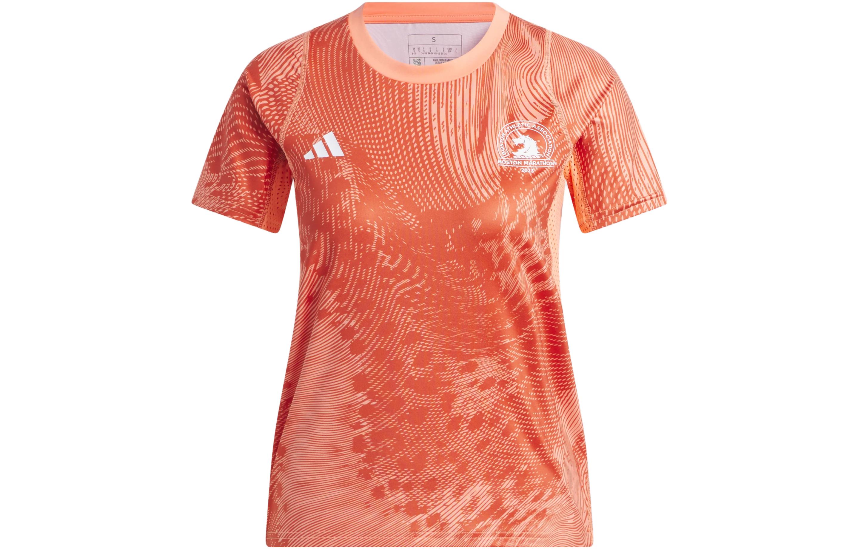 

Adidas T Shirts Women s Coral Crew Neck Moderate Straight Fit IM3392 S