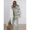 Womens Sleeveless Puffer Vest Streetwear Winter Warm Thick Stand Collar Outerwear