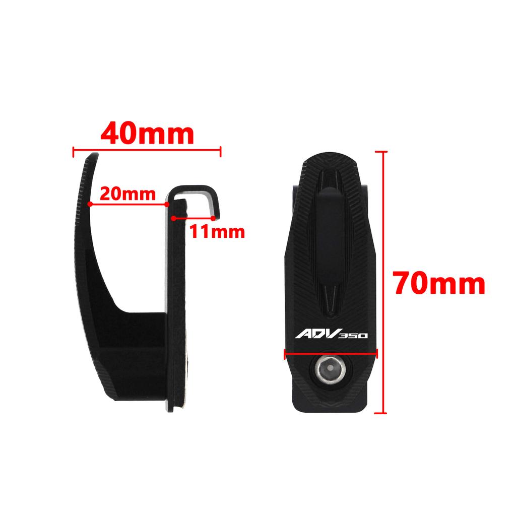 Motorcycle Front Luggage Hook Helmet Hanger Claw Aluminum Alloy For HONDA ADV350       Acssories