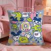 Cute Cartoon Tamagotchi Cushion Cover Premium Comfort Reversible Pillow Cove Two In One Design For Any Room  Car Interior